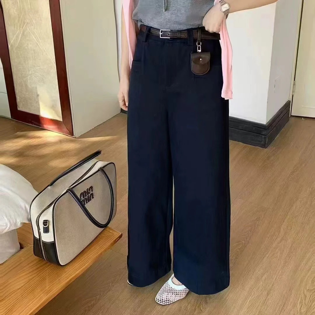 邹先森9721-28春夏新款时尚百搭直筒休闲牛仔裤(裤长93)