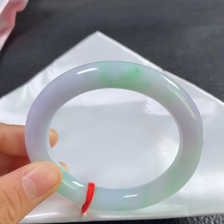 翡翠未镶嵌手镯（圆镯）54➕