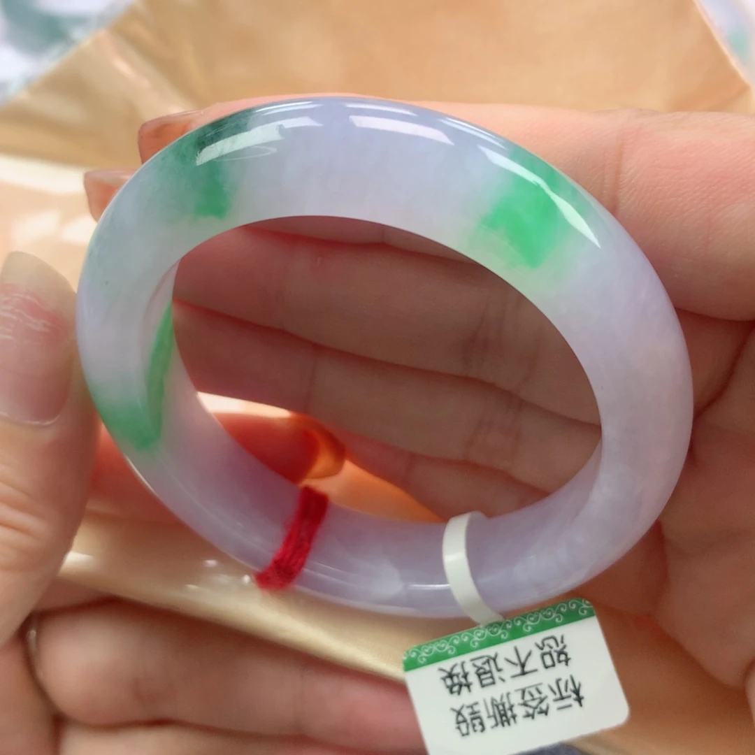 未镶嵌手镯翡翠缅甸天然翡翠51圈