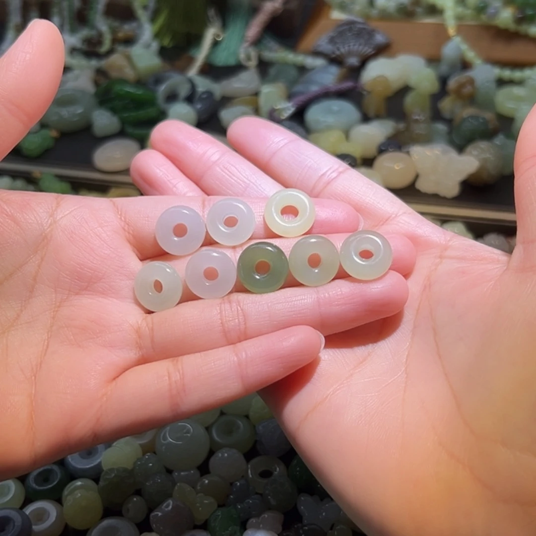 未镶嵌和田玉珠宝半成品68一个多样性发其一