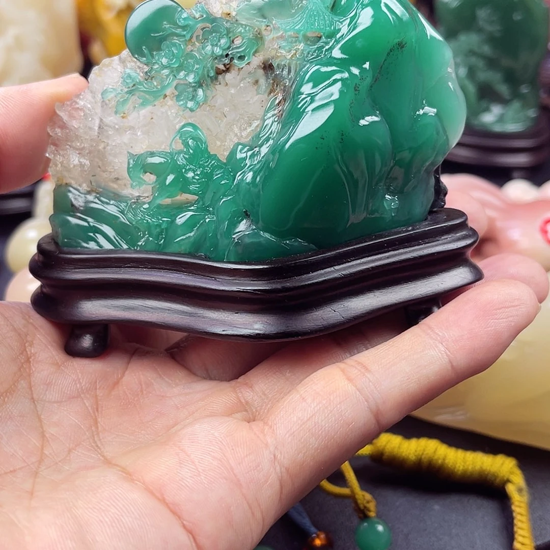 王***9寿山石手艺人雕刻工艺