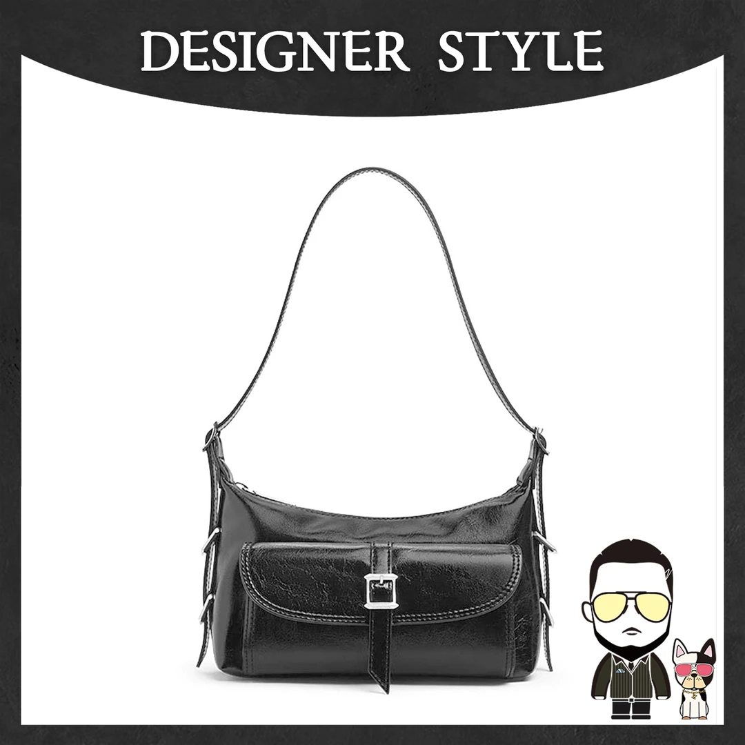 【左九设计师款】时尚百搭女士单肩腋下包YF9809