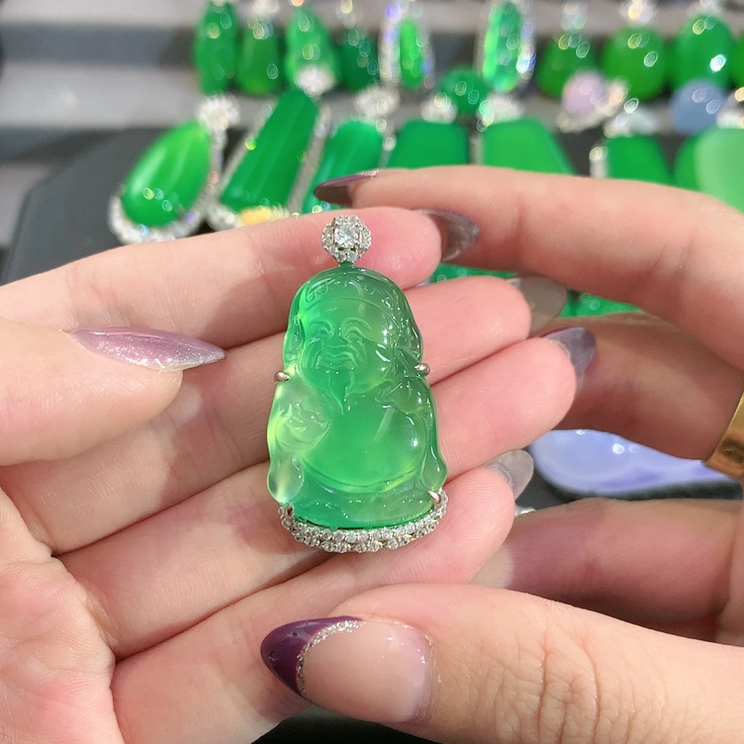 玛瑙/玉髓银S925镶嵌颈饰