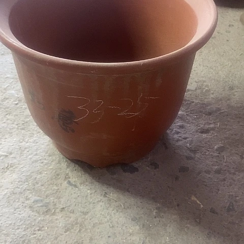 紫砂中国宜兴紫砂花盆，