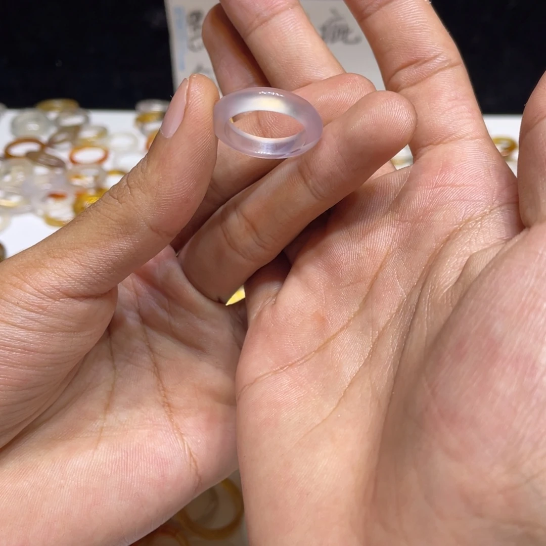 玛瑙/玉髓未镶嵌戒指265号港15 默认瑕疵