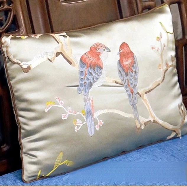 沉香枕头  边境收山货中式可拆含芯