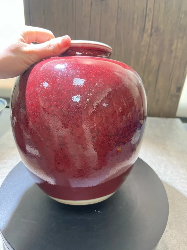 陶瓷艺术品霁红太白罐