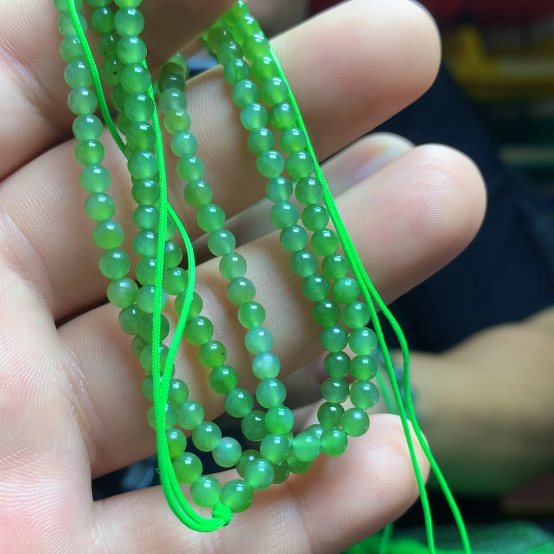 【闪购商品】手链未镶嵌和田玉（碧玉）小*，