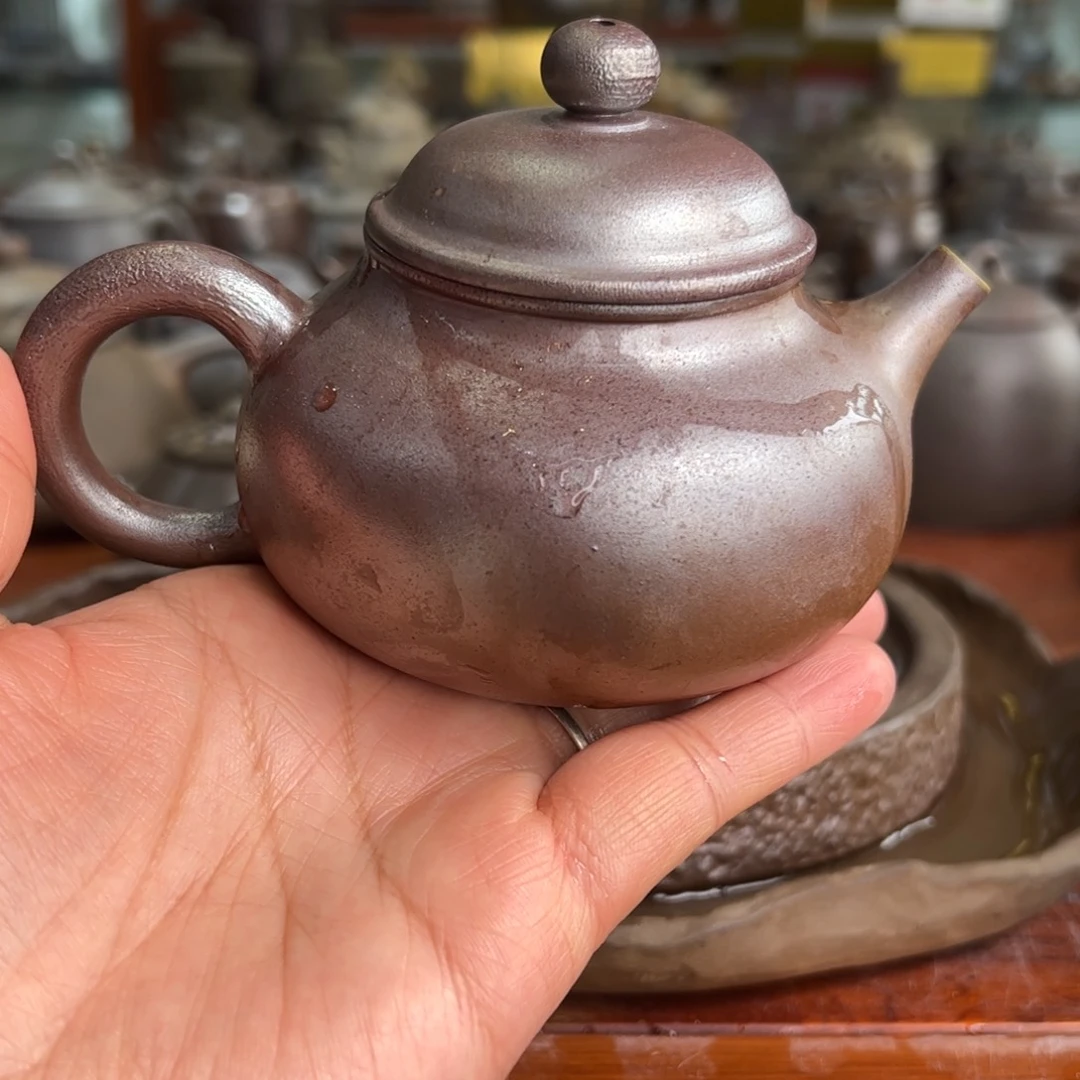贵台龙窑柴烧茶壶A26