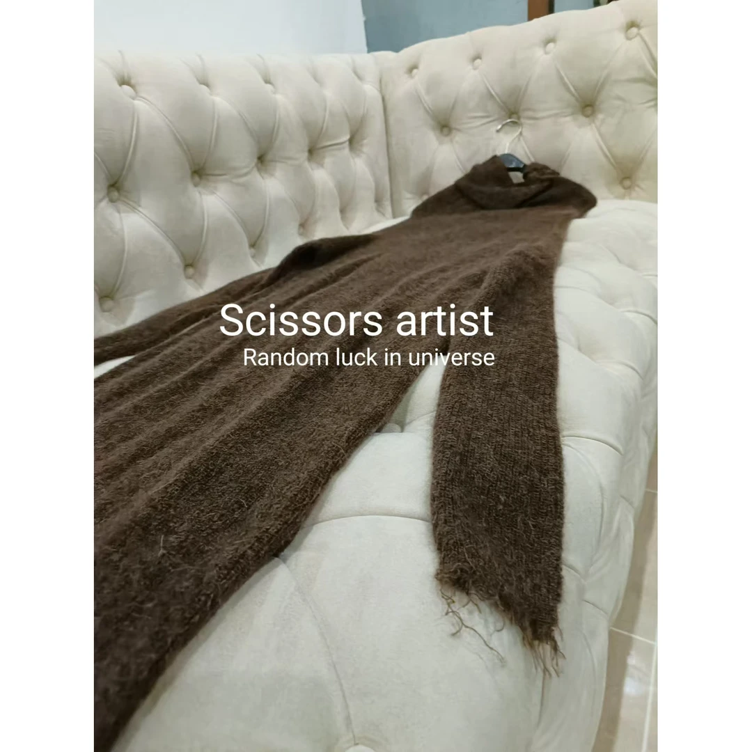 【Scissors artist】高端设计师走秀女装毛衣0905