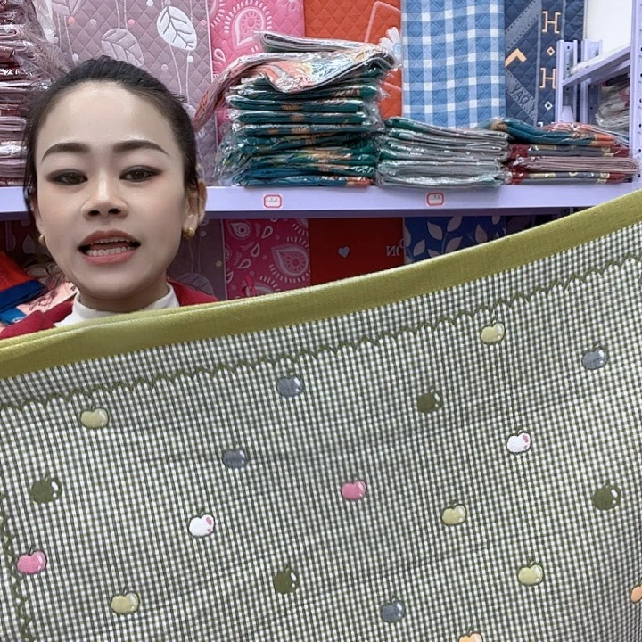 棉绿色平安果纯棉