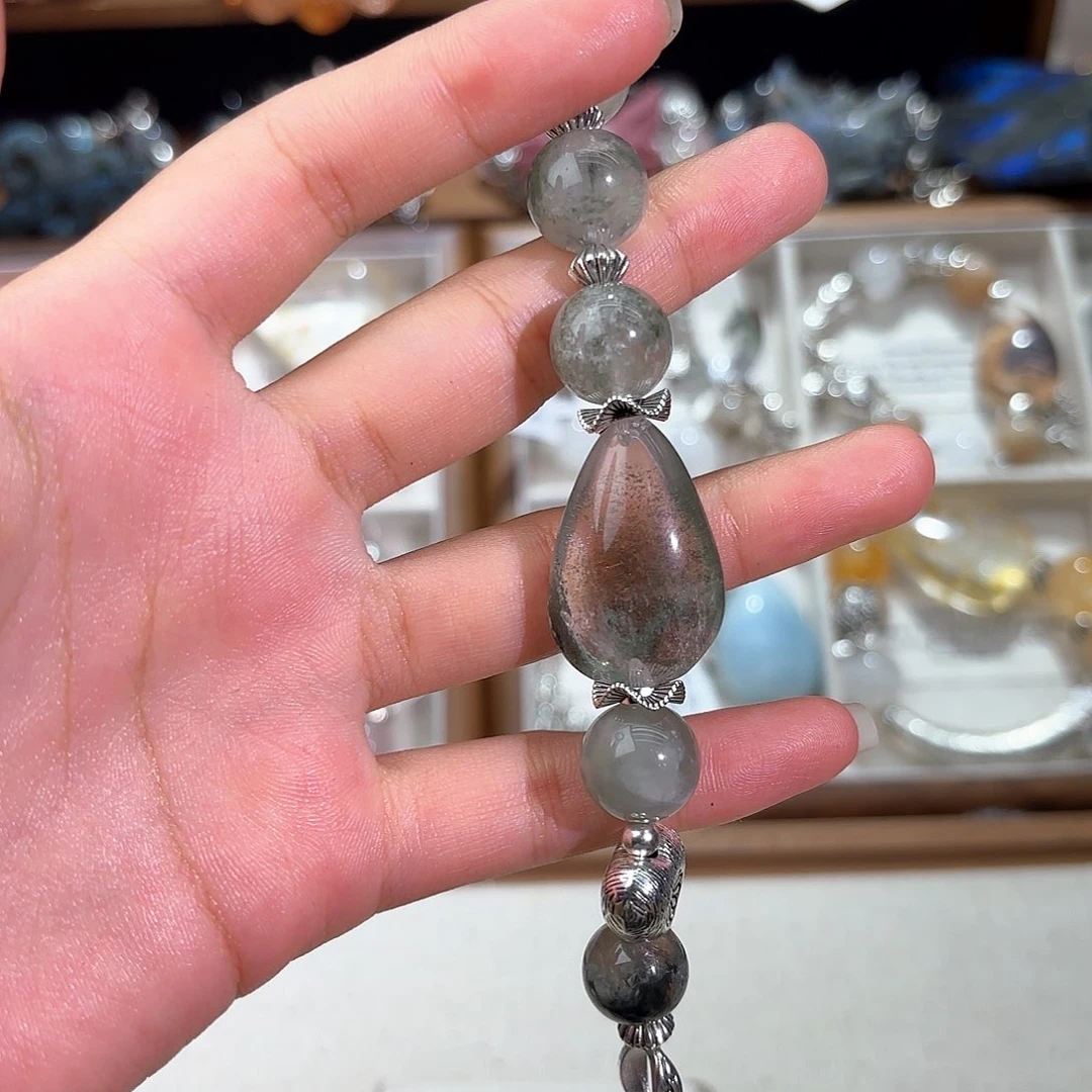 财****水晶手串合金水晶