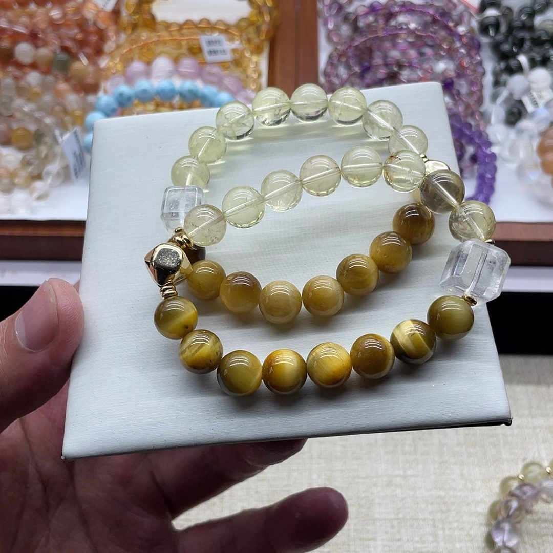 水晶手串未镶嵌原创水晶手串