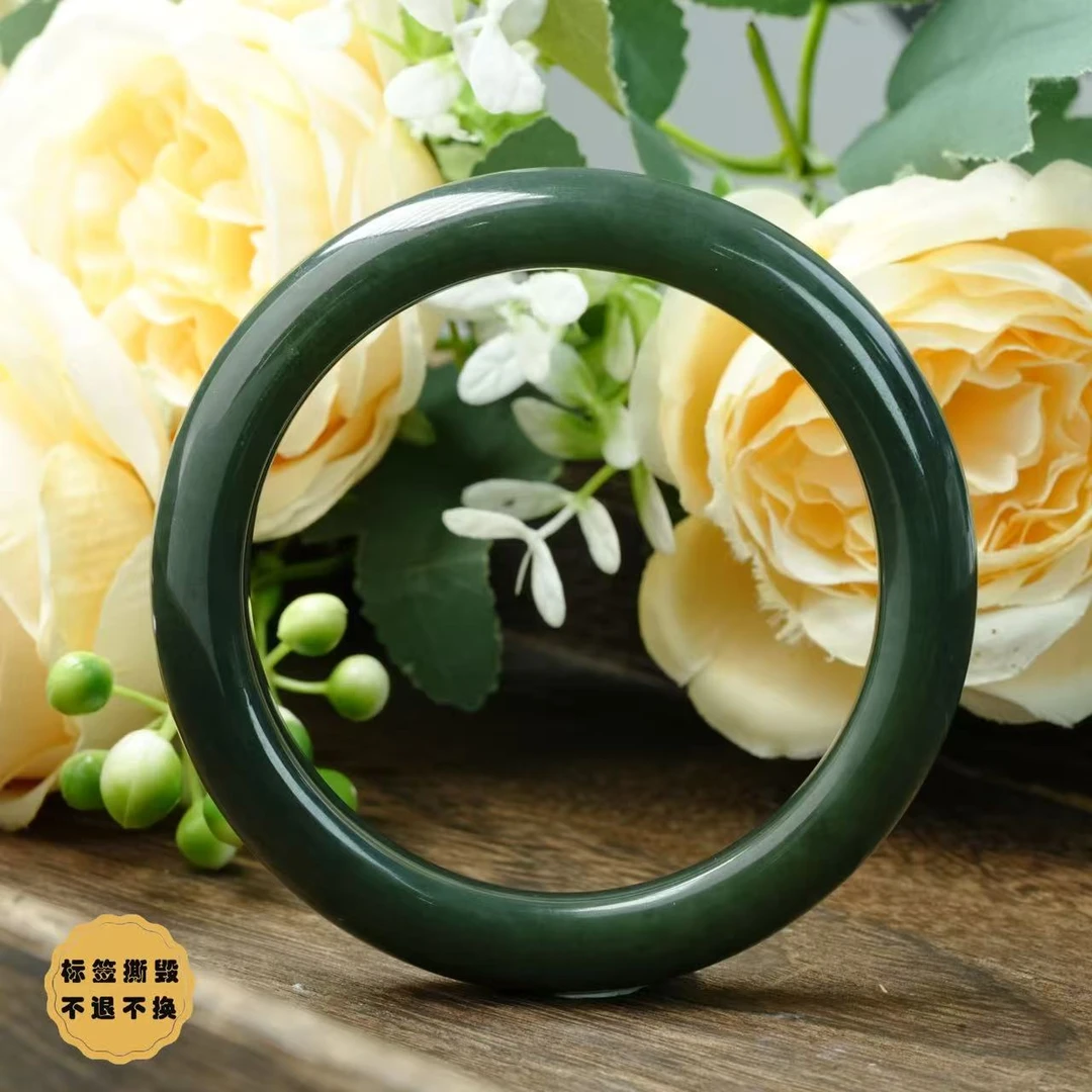 【小北严选】和田玉手镯圈口54-63【多样性发一件】-AH09X844