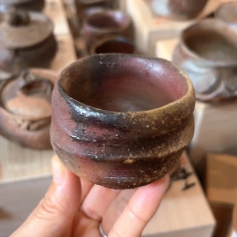 ?****?备前烧杯子一个一个