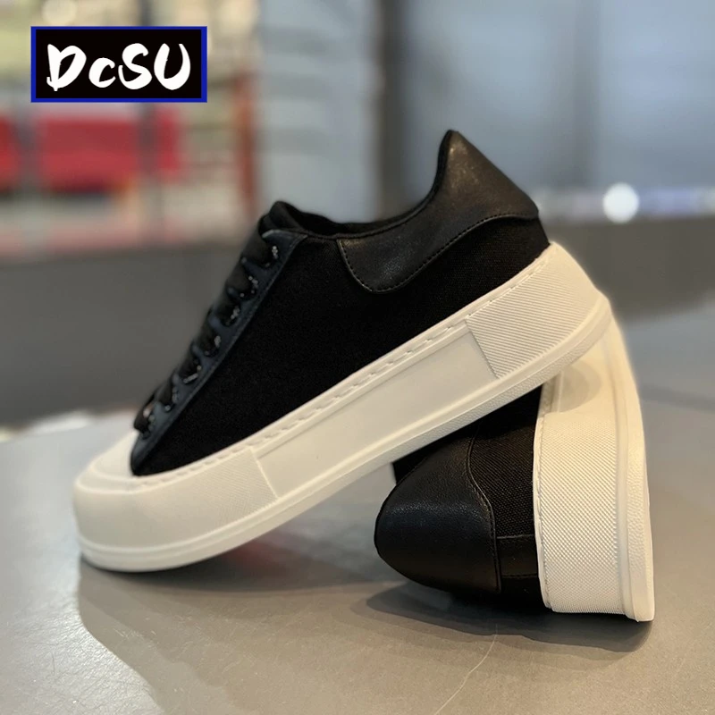 【香港DcSU&Shoes官方正品】网红爆款男鞋2025年春季新款布面休闲板