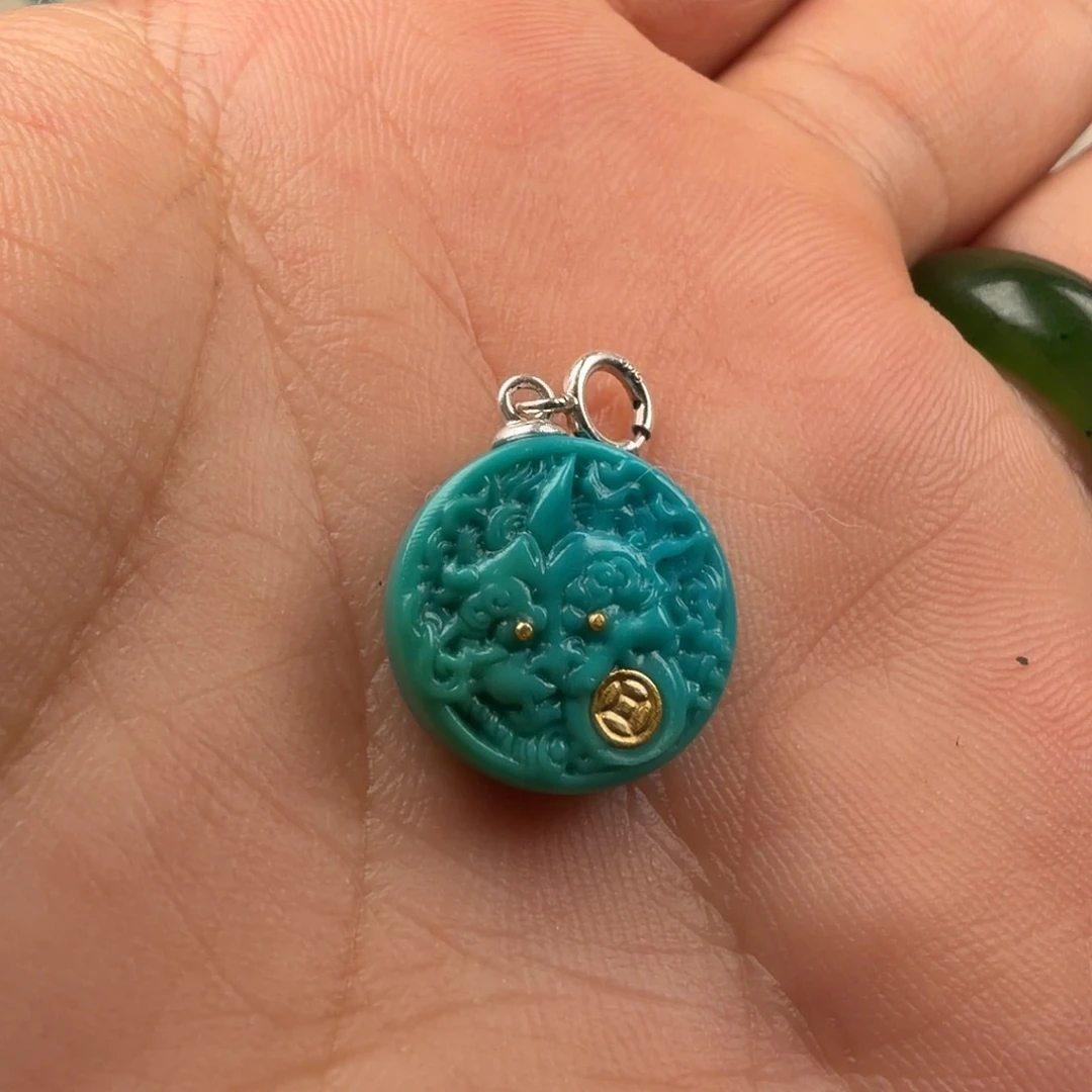 绿松石未镶嵌笔搁