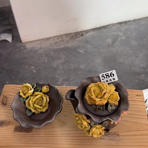 山泉造物手工制作柴烧586一套
