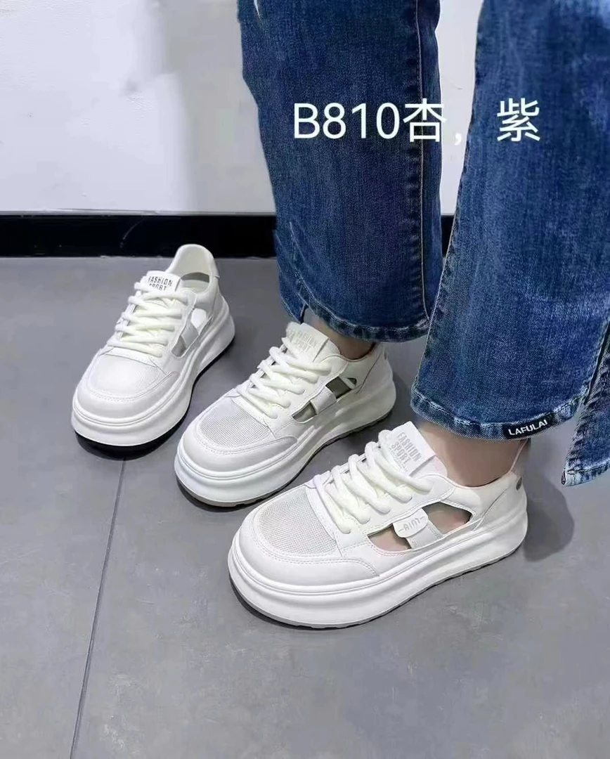 【专属】B810镂空透气休闲夏季时尚休闲鞋女鞋小白鞋韩版百搭