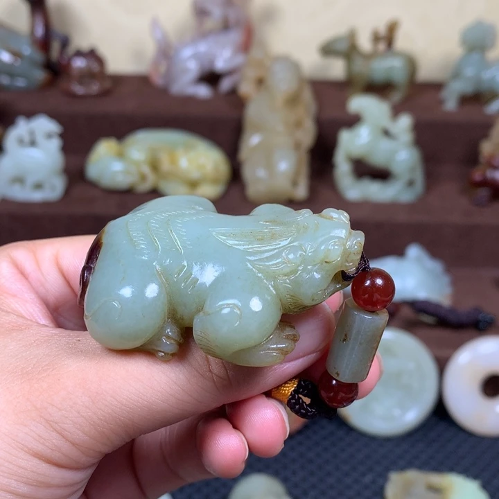 用***9和田玉未镶嵌把件