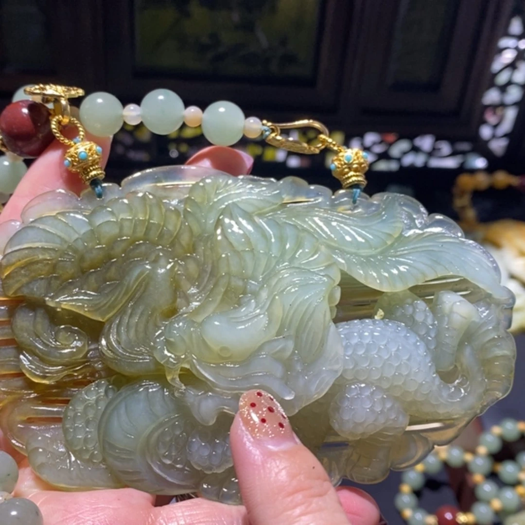 【闪购商品】岫玉毛衣链未镶嵌