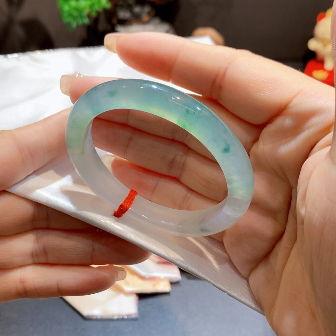 翡翠未镶嵌手镯翡翠手镯52贵妃