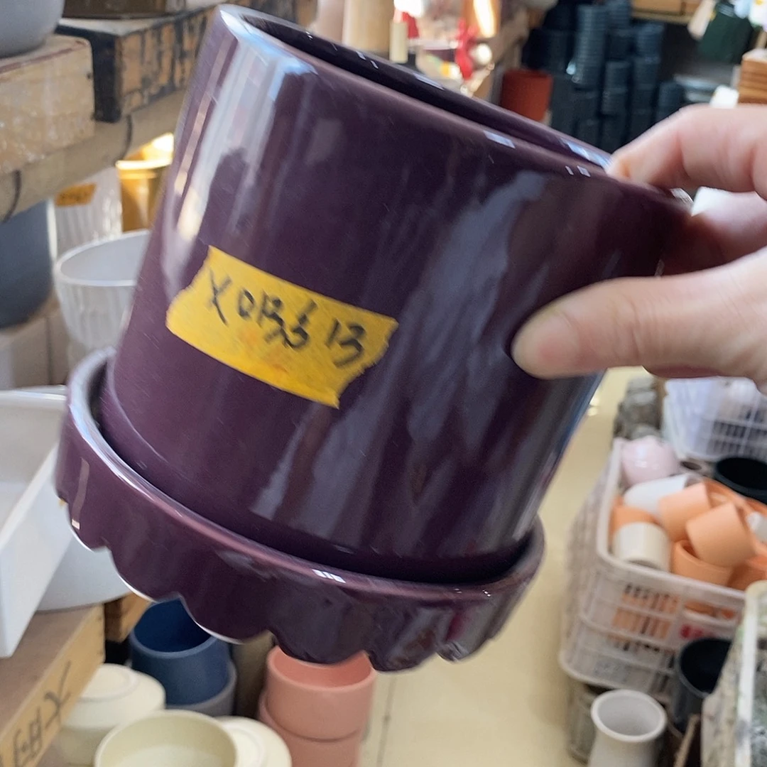 杯子陶盆有孔 瑕疵介意勿拍