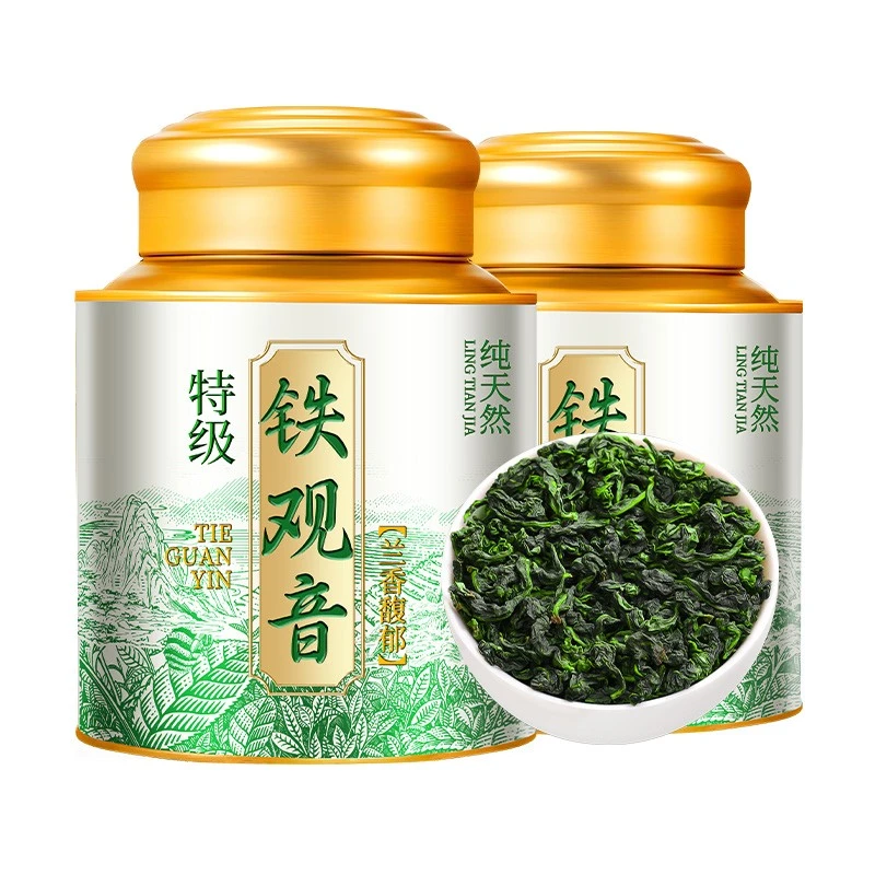 铁观音安溪茶叶独立罐装自己喝特级兰花香清香型办公茶散茶