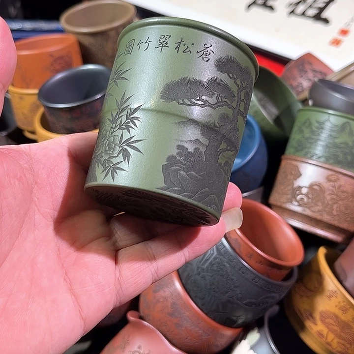 茶杯紫砂全手工紫砂主人杯