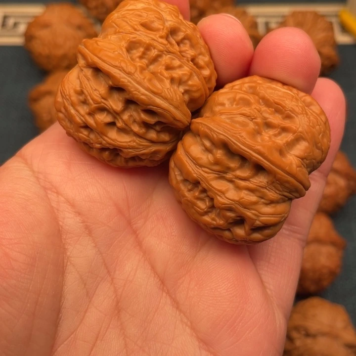 文玩核桃把件全是无修元宝48