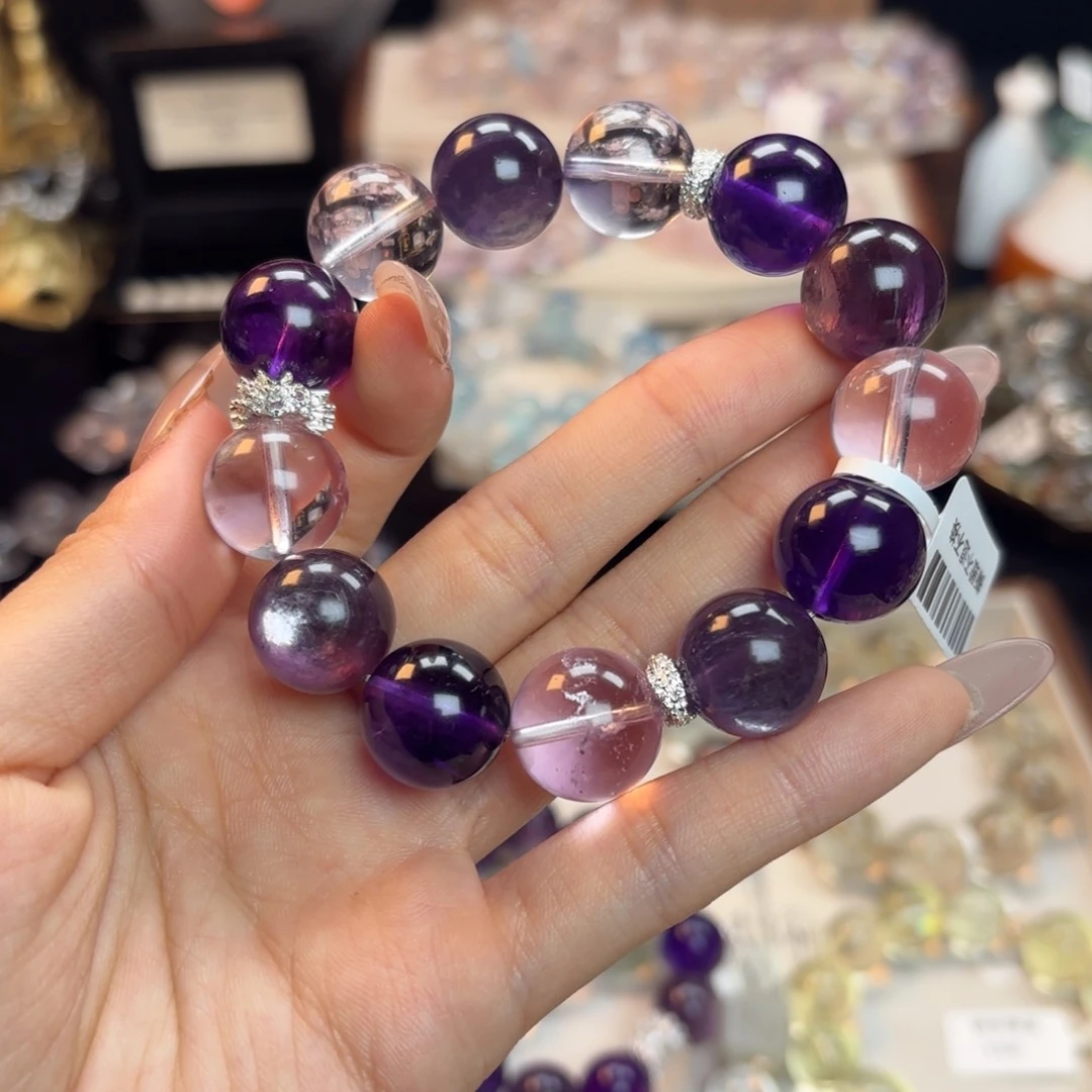 水晶手链未镶嵌水晶鱼