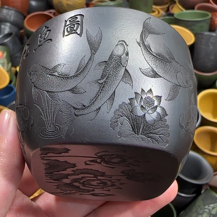 茶杯紫砂全手工紫砂