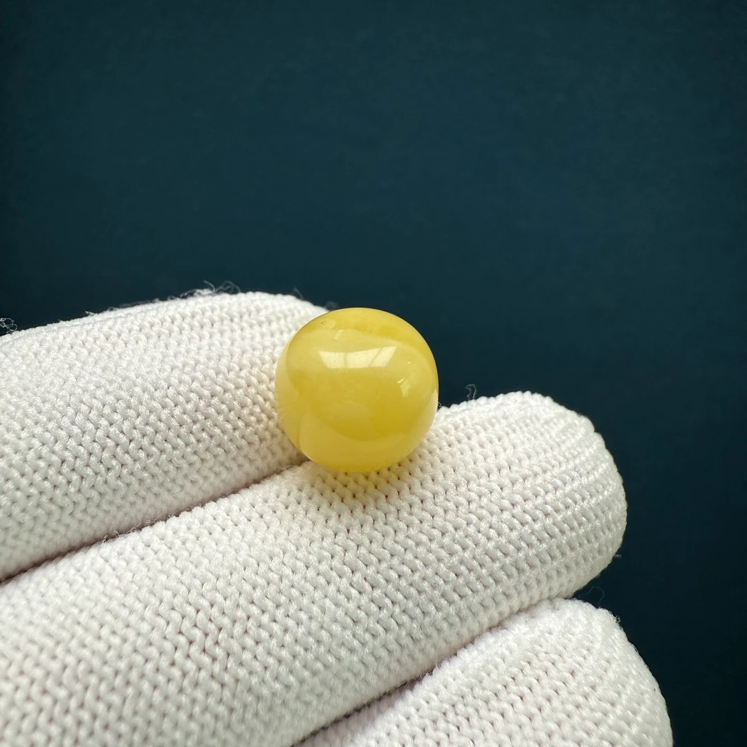 K1739天然原矿蜜蜡老型珠 11.6*9.6mm一物一图 支持复检