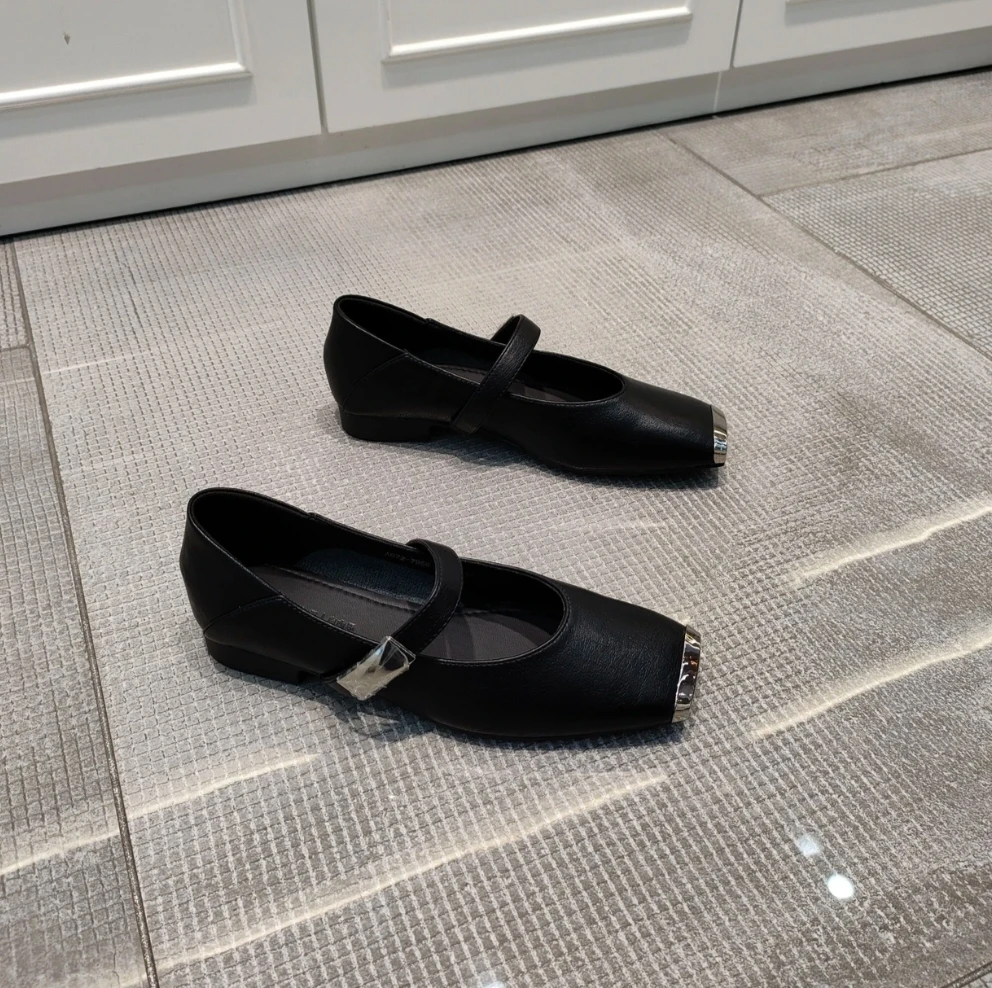 YBLH「法式·金属方头·玛丽珍」3163