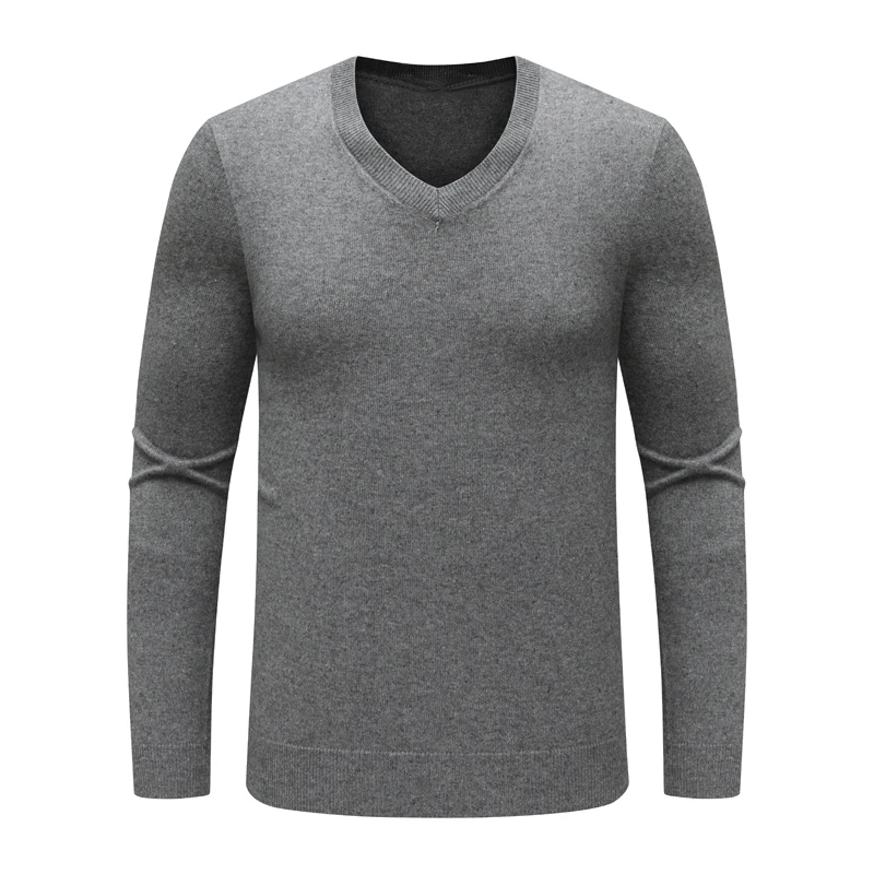 AB854邦纳男式舒适有弹力 休闲毛衣 灰色