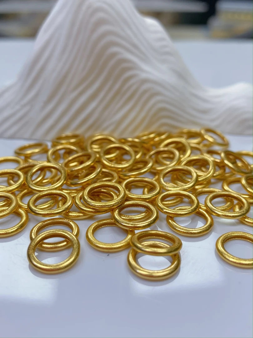 925银银制品 【跑环】S925银小跑环精致通用diy配饰1颗Y73