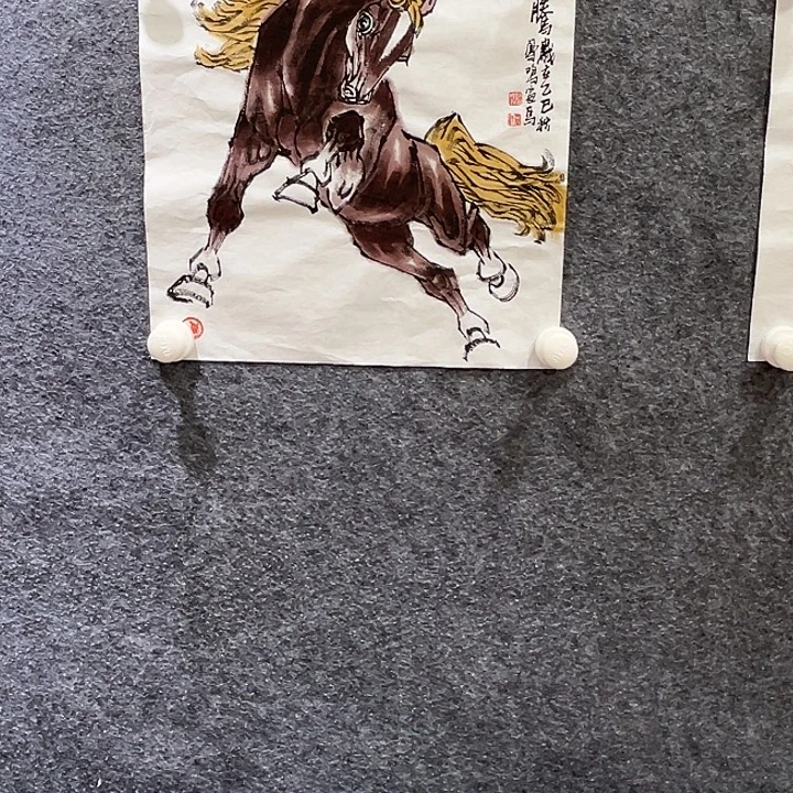 国画知鱼之乐纯手绘