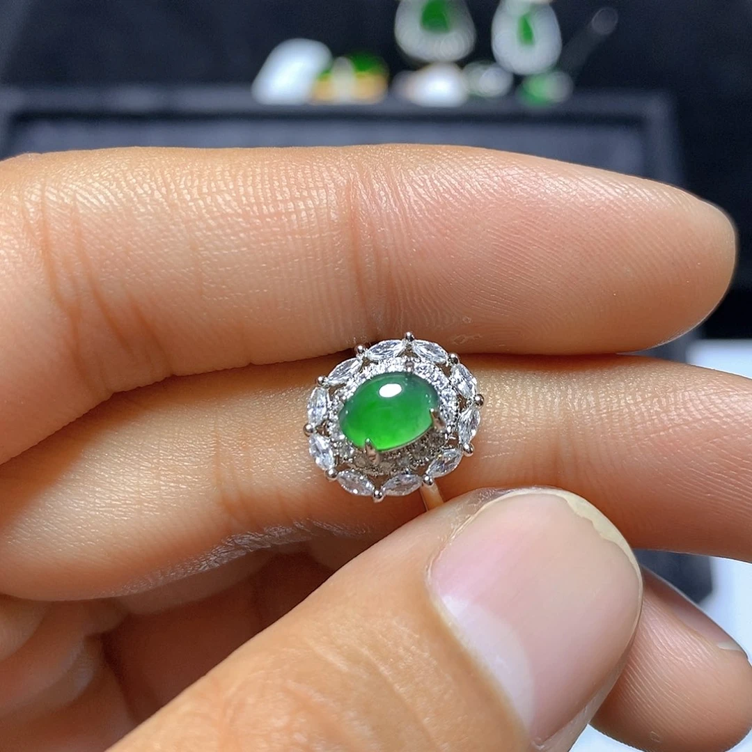 翡翠戒指未镶嵌2号 多样性发其一