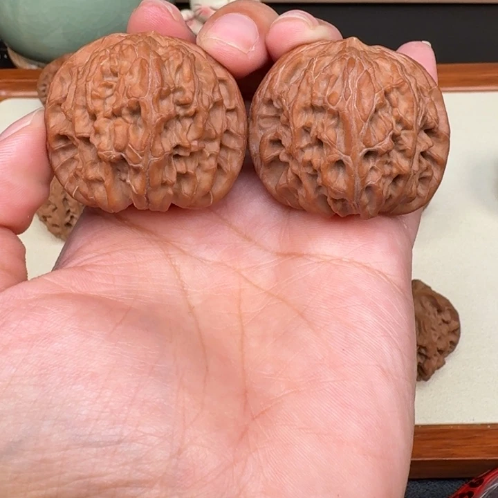 天***宁文玩核桃把件全品磨盘磨盘42