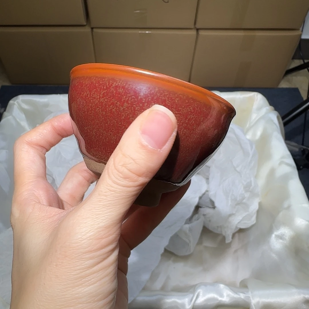 茶盏微瑕建盏，介意勿拍