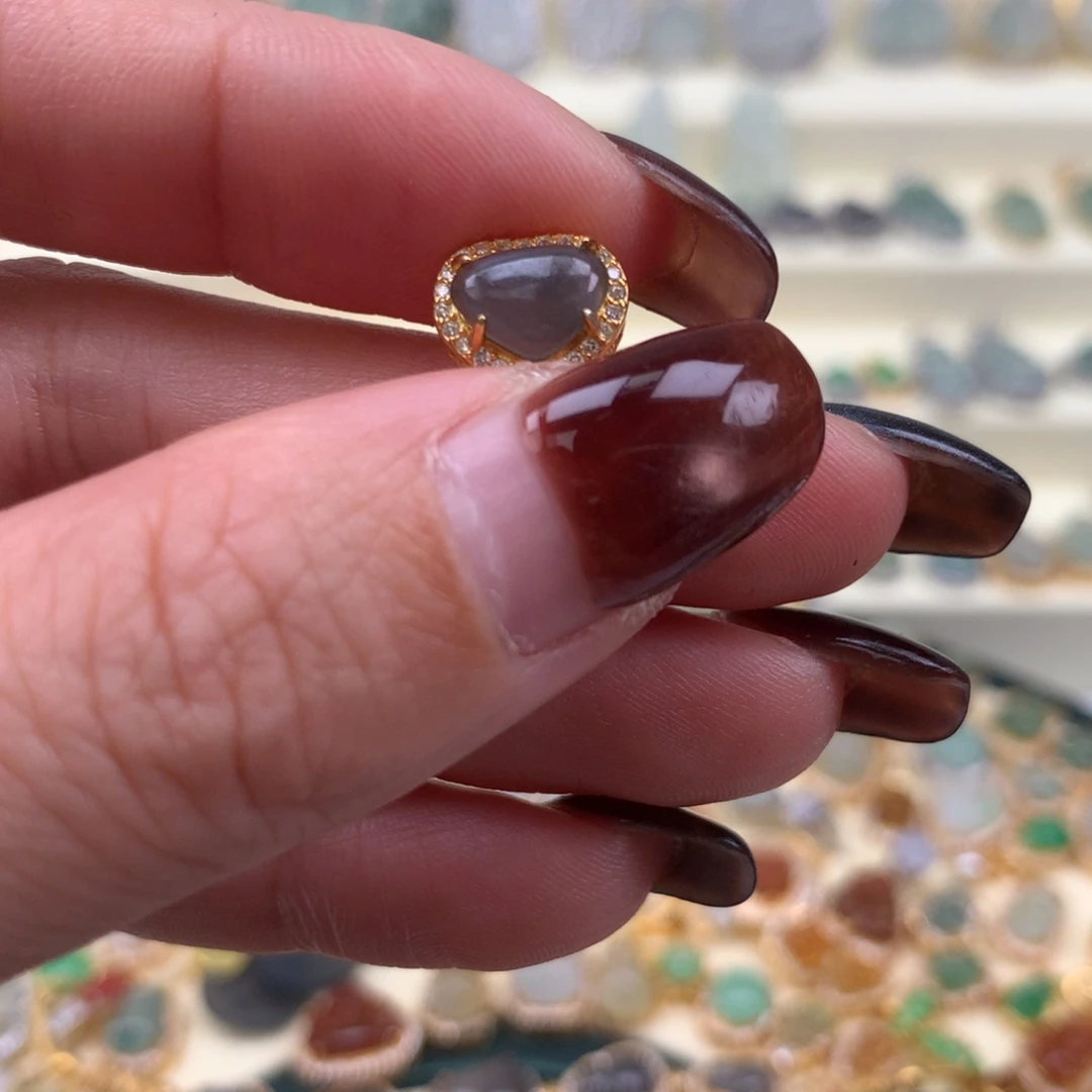 翡翠银S925镶嵌颈饰