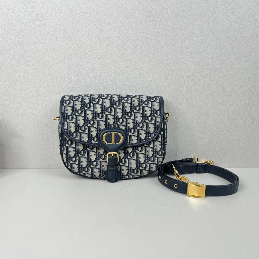 95新 DIOR/迪奥  迪奥/Dior 老花刺绣Bobby斜挎包5692