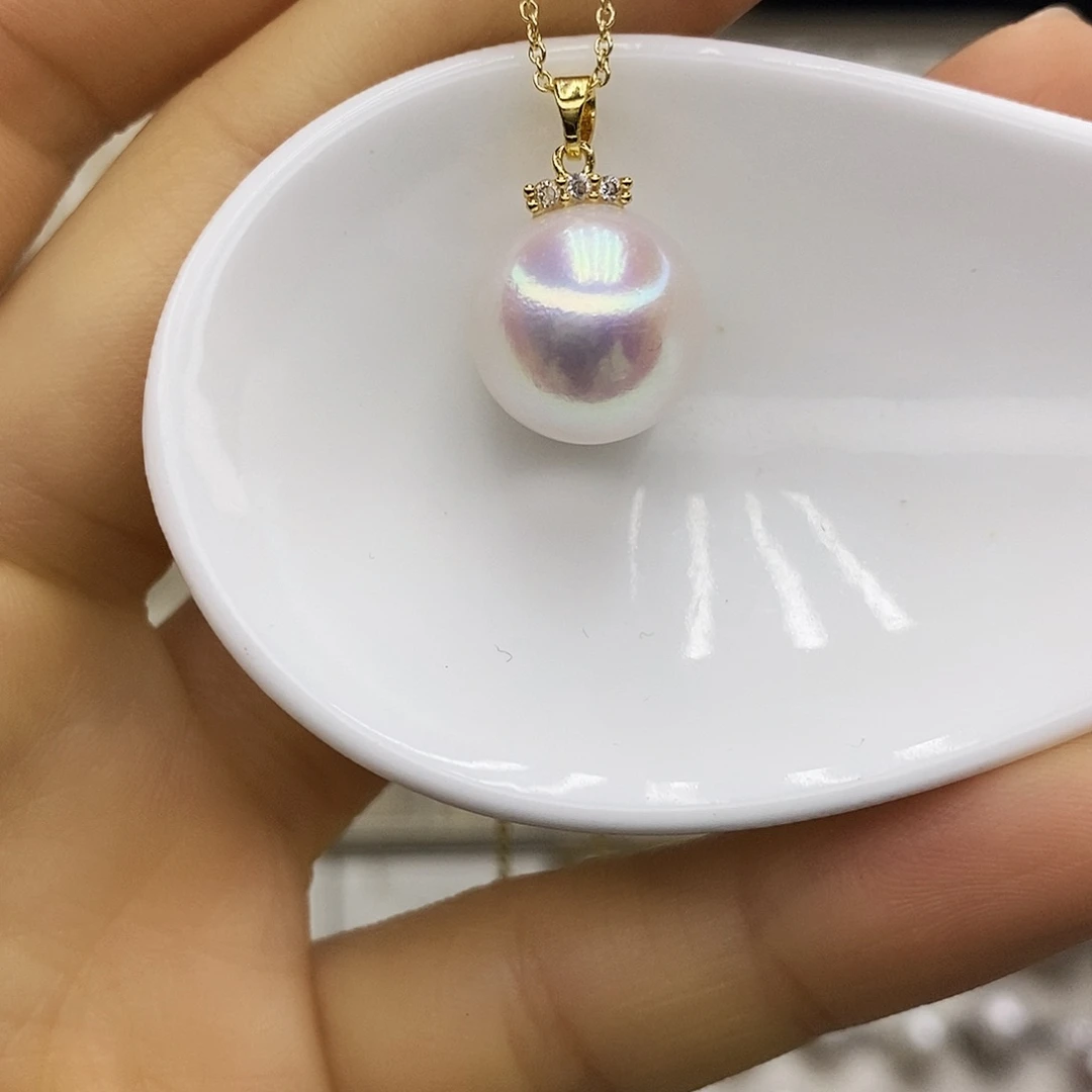淡水珍珠颈饰合金