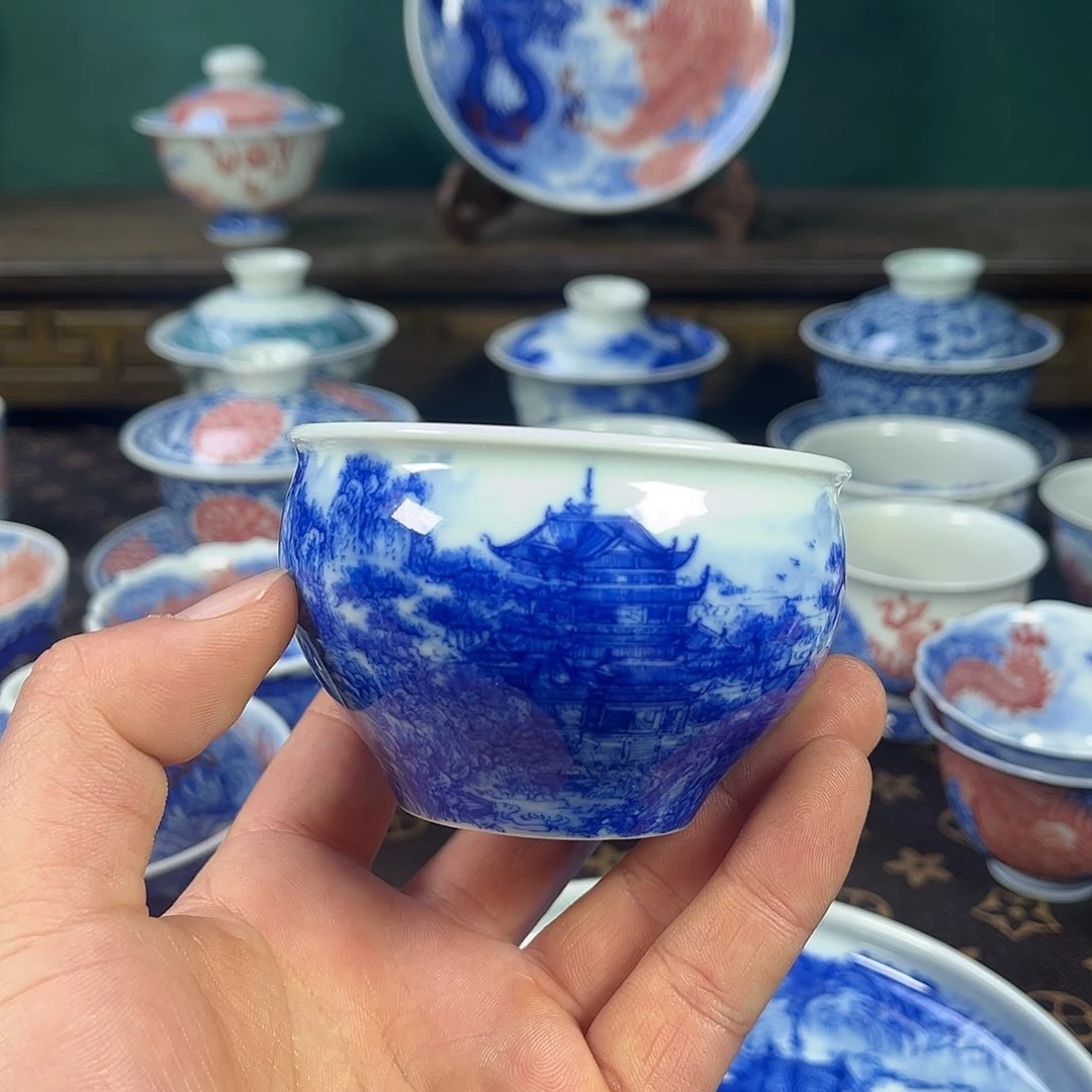 瓷片自成堂景德镇手工手绘