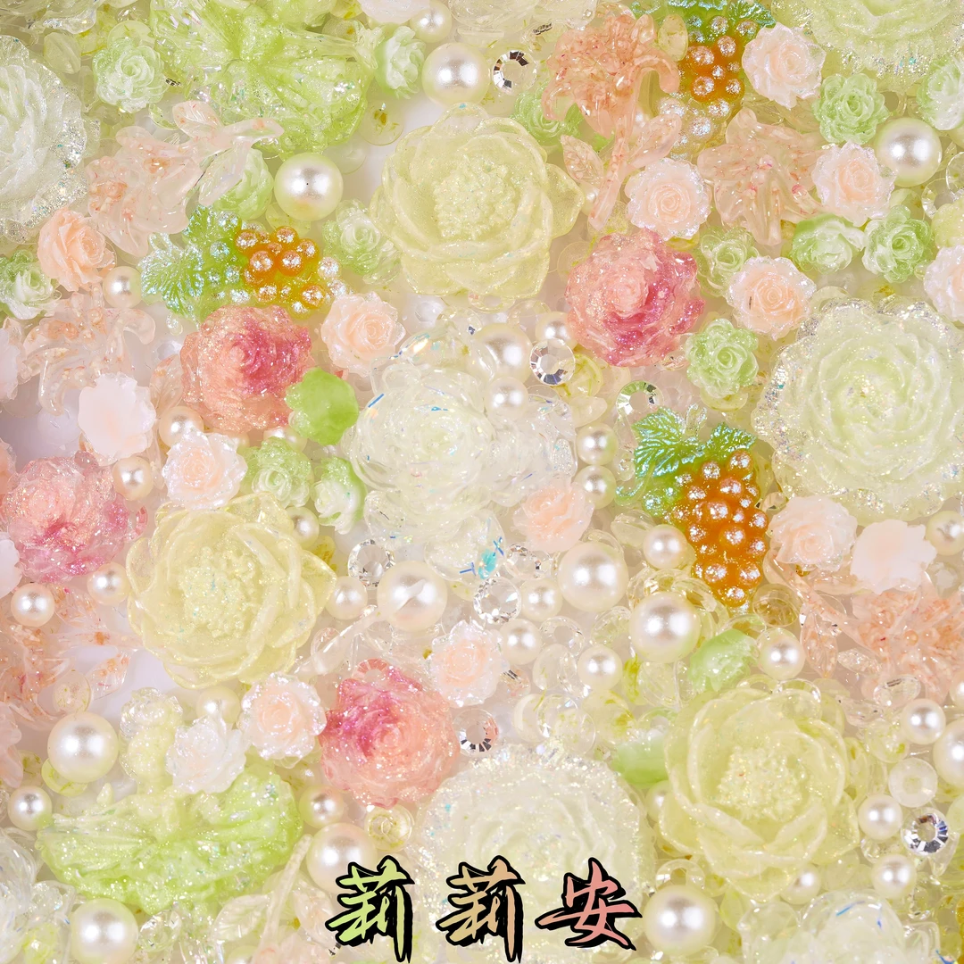 【小新直播间】珠珠！！钻钻！！亮片！！美甲DIY配饰！！现拍现装！！