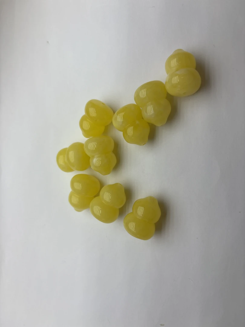 E141琥珀蜜蜡diy葫芦配饰