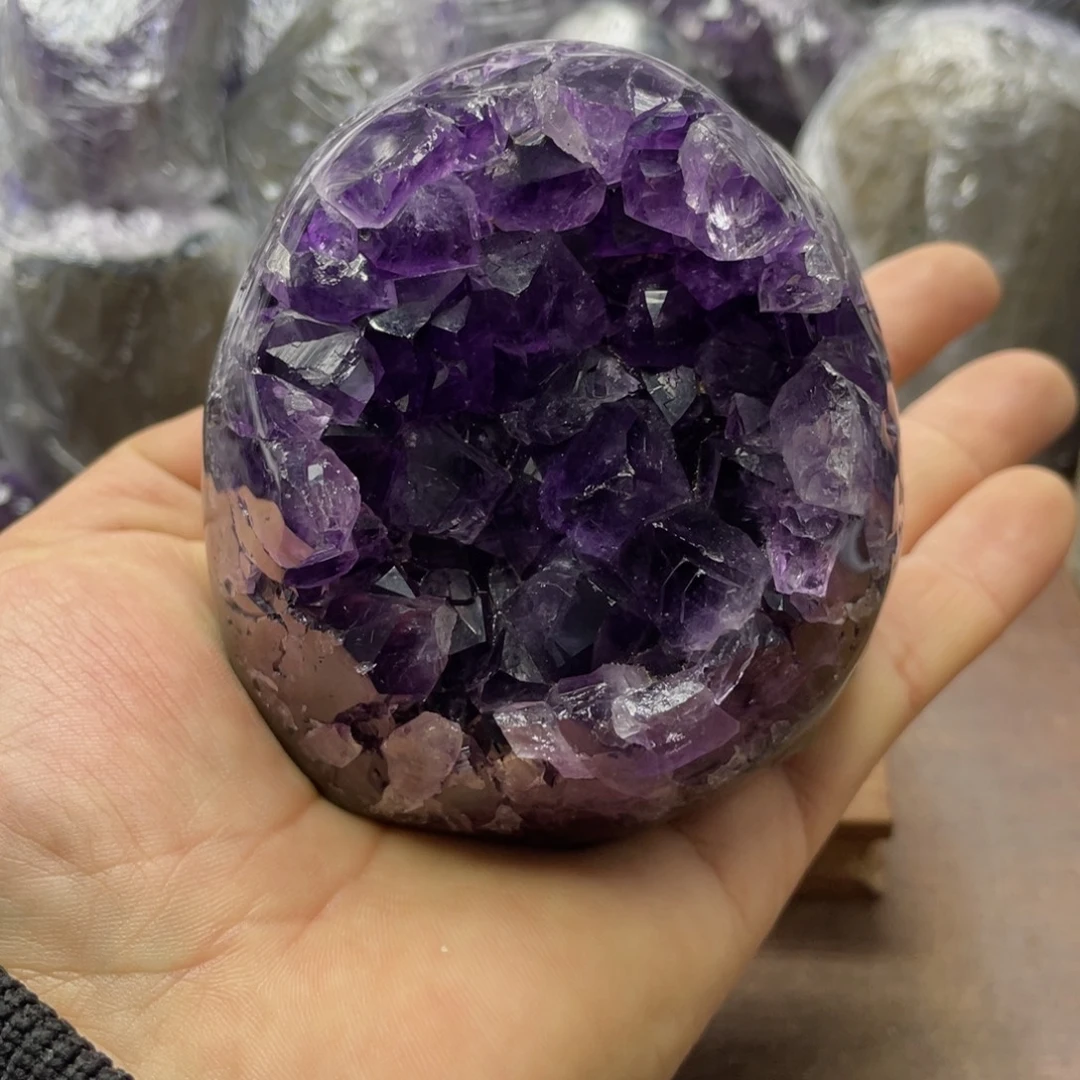 未镶嵌紫晶摆件紫晶