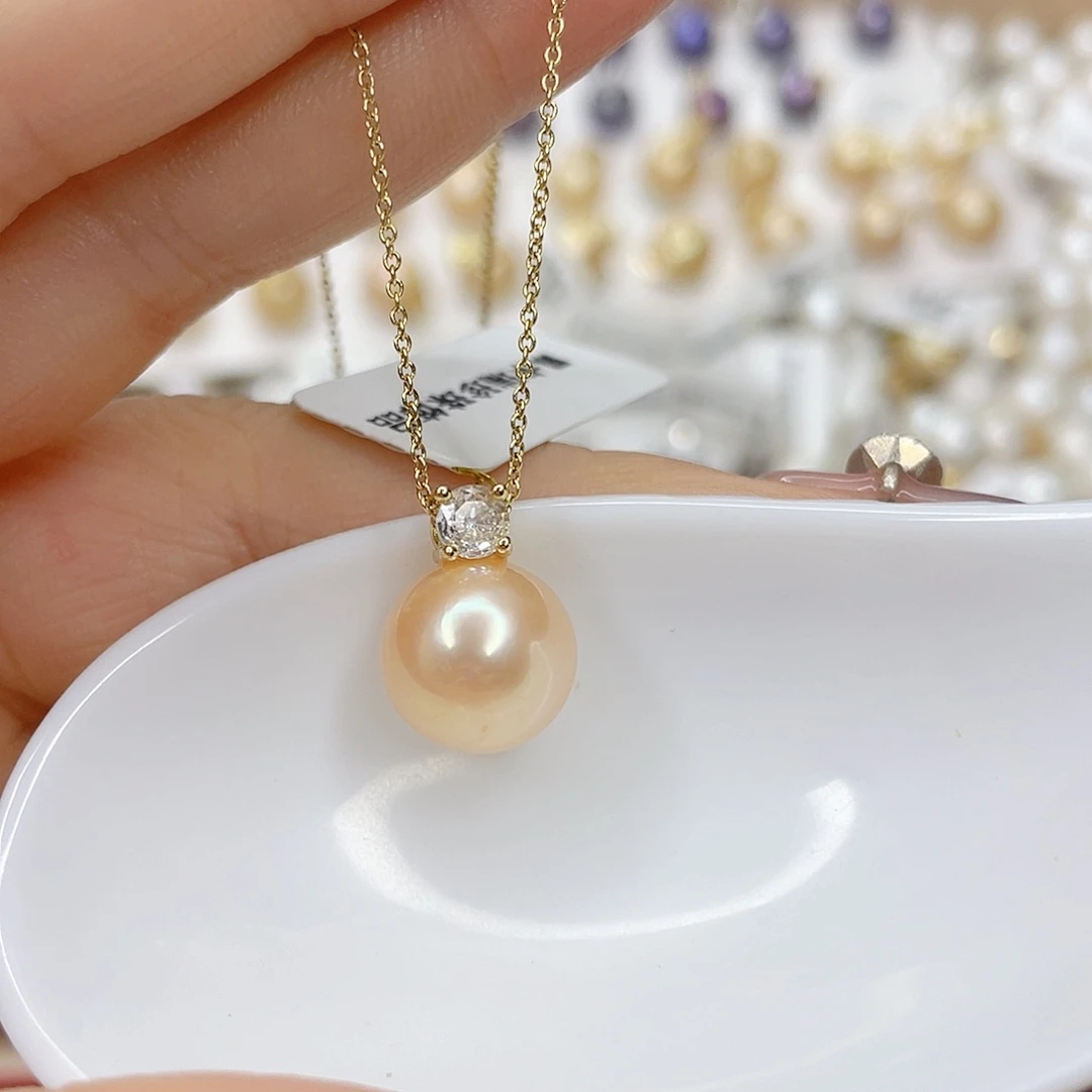 淡水珍珠未镶嵌吊坠(赠链)