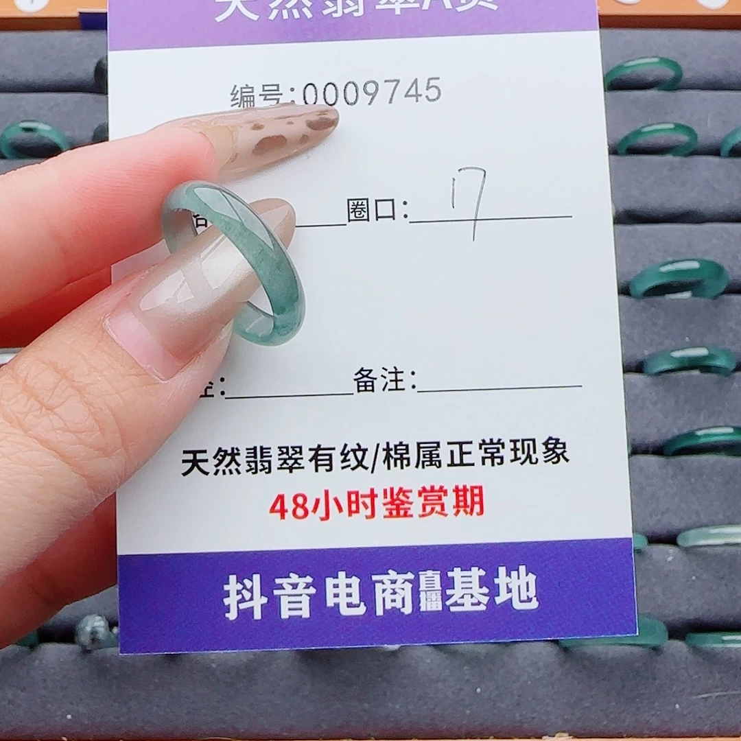 翡翠未镶嵌戒指翡翠