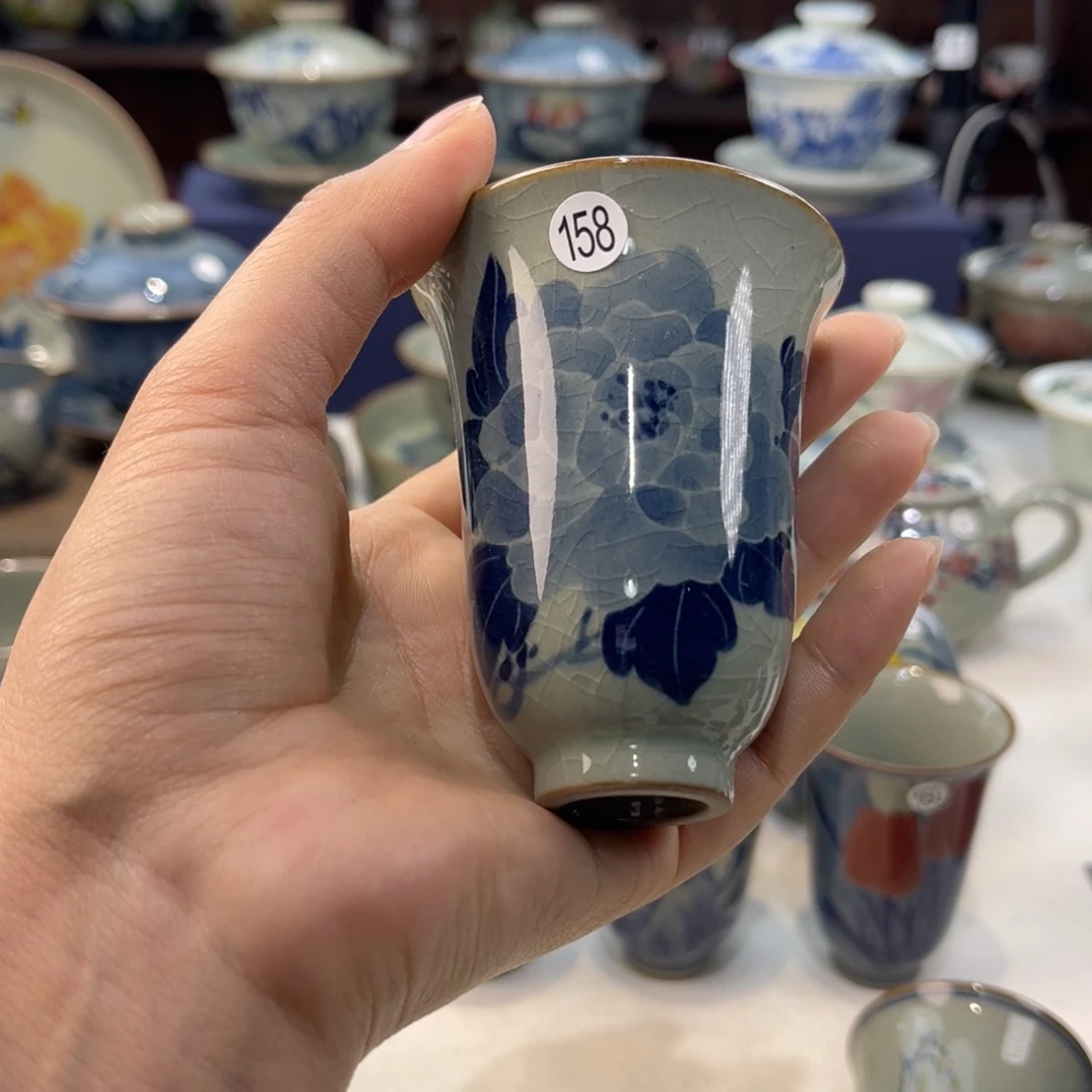 瓷片景德镇手工手绘陶瓷茶具